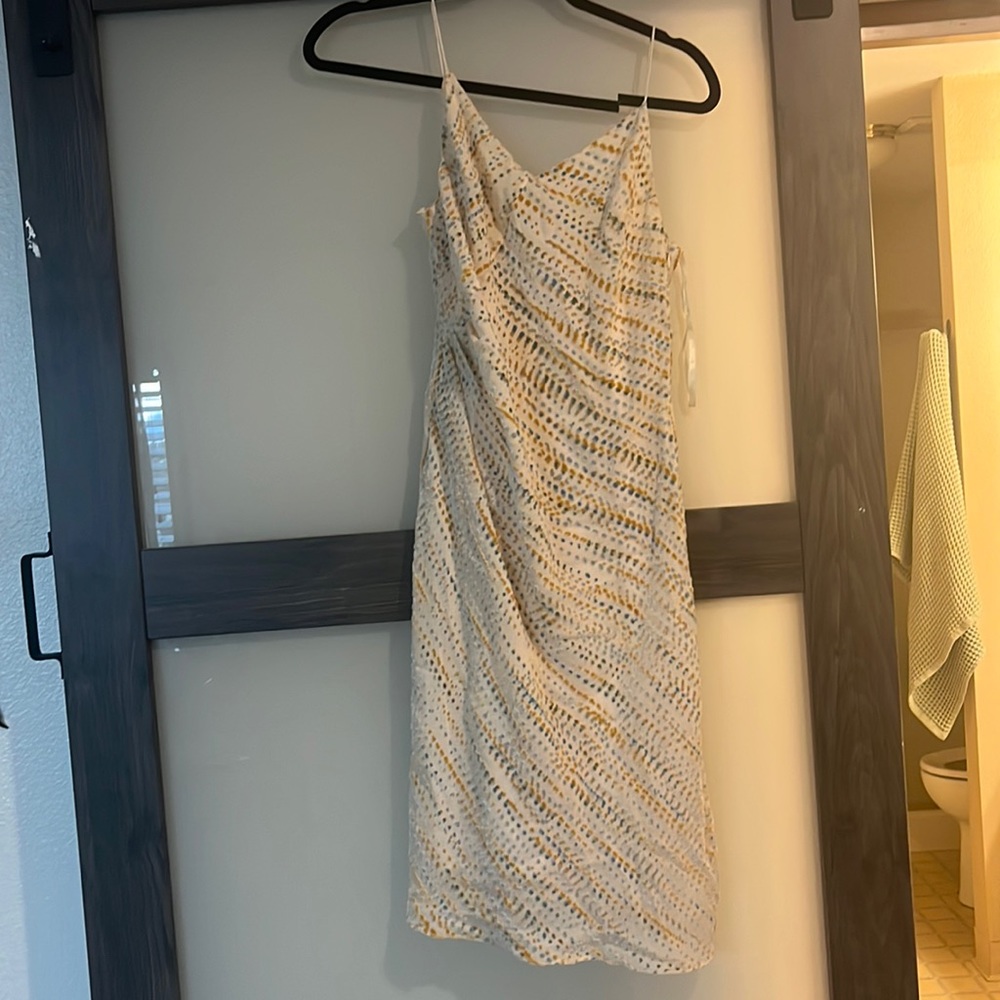 Banana republic thin strapped mesh dress